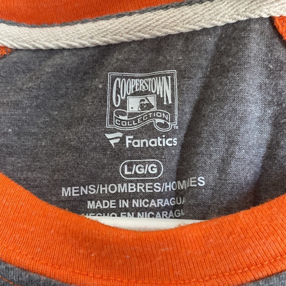 Cooperstown Fanatics Large Orioles Fan Shirt BARELY USED - Picture 3 of 3